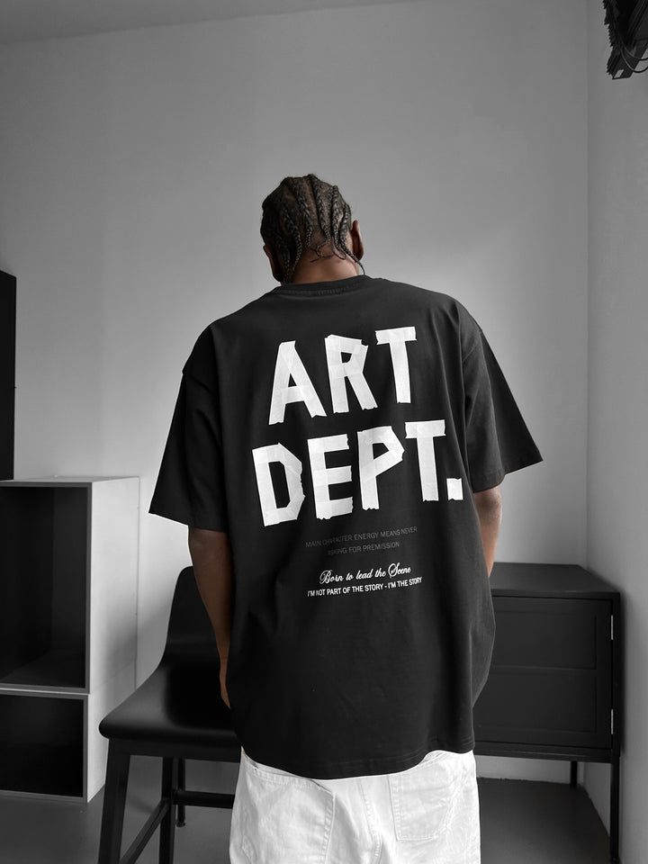 Oversize Art Dept. T-shirt - Black and White