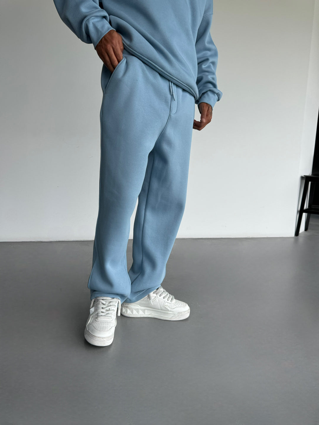 Basic Trousers - Faded Denim