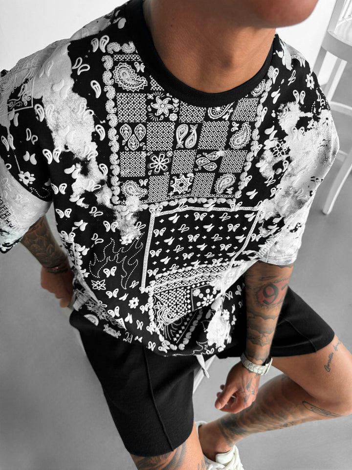 Oversize Carpet T-shirt - Black