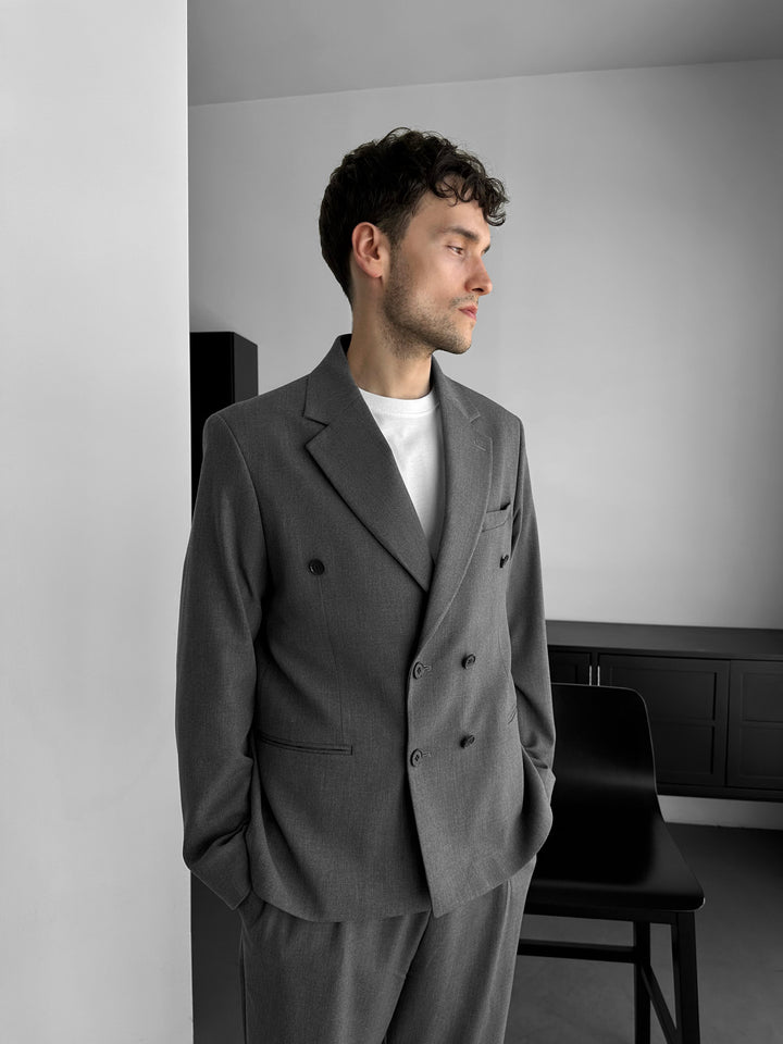 Oversize Tailored Suit - Anthracite
