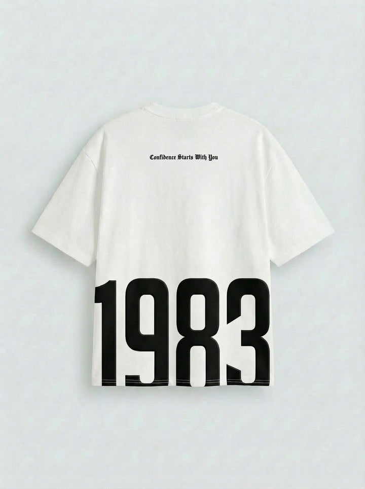 Oversize 1983 T-shirt - Ecru
