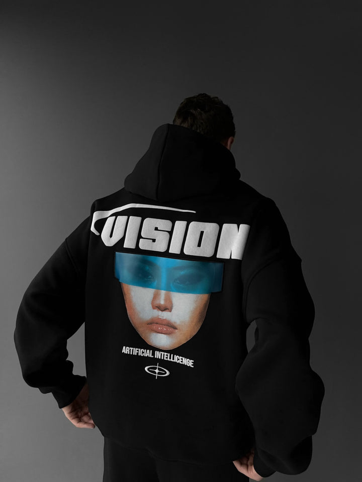 Oversize Vision Hoodie - Black