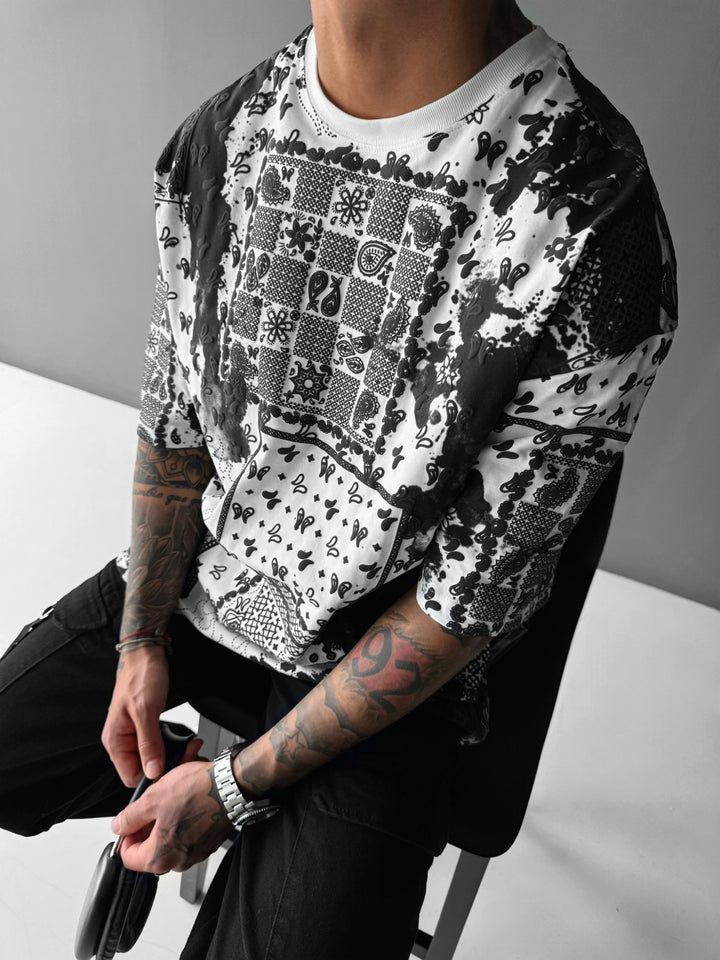 Oversize Carpet T-shirt - Ecru