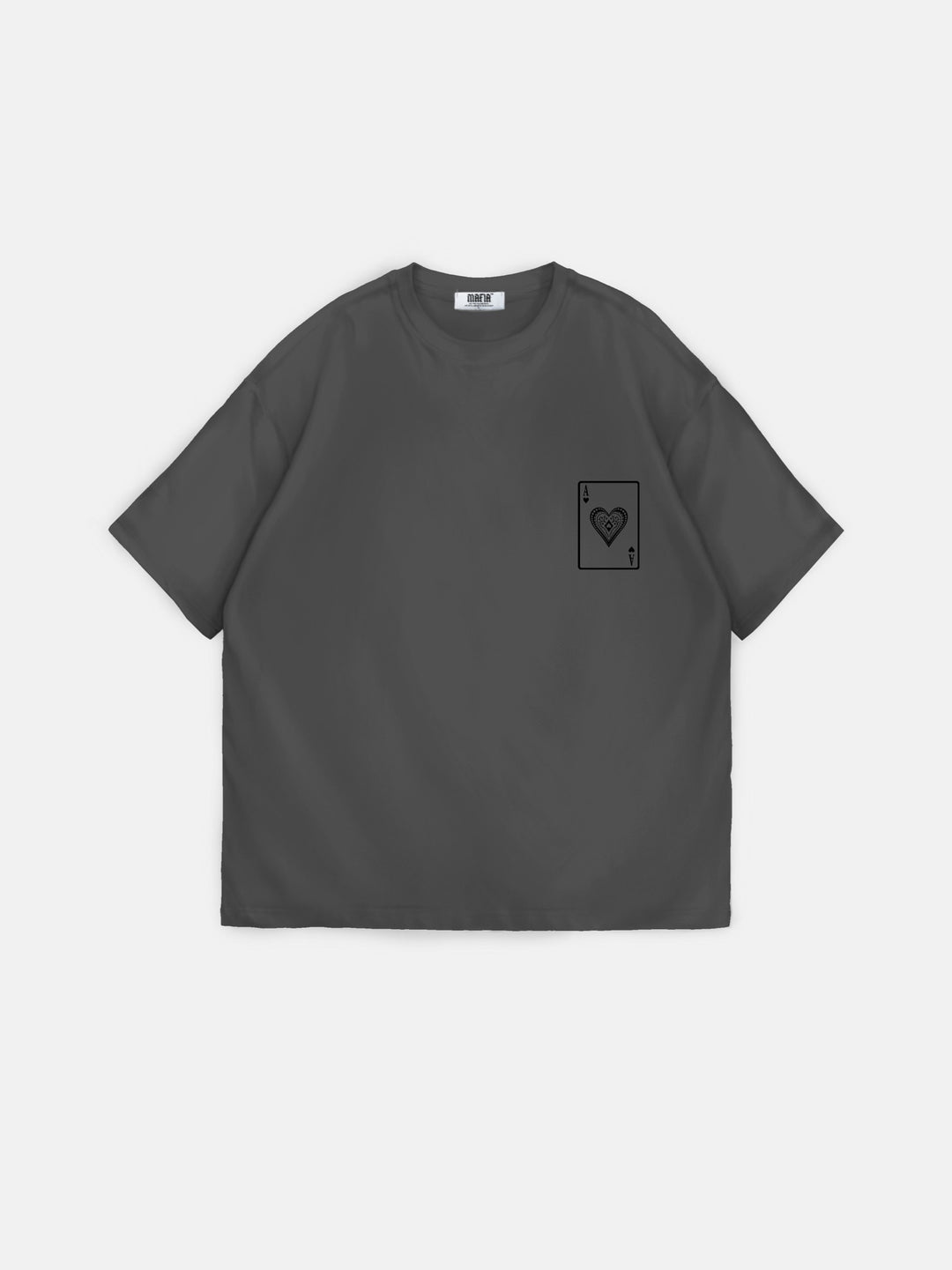 Oversize "EX" T-Shirt - Anthracite