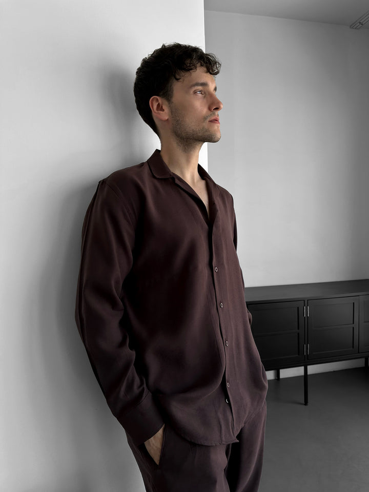 Regular Fit Shirt - Brown