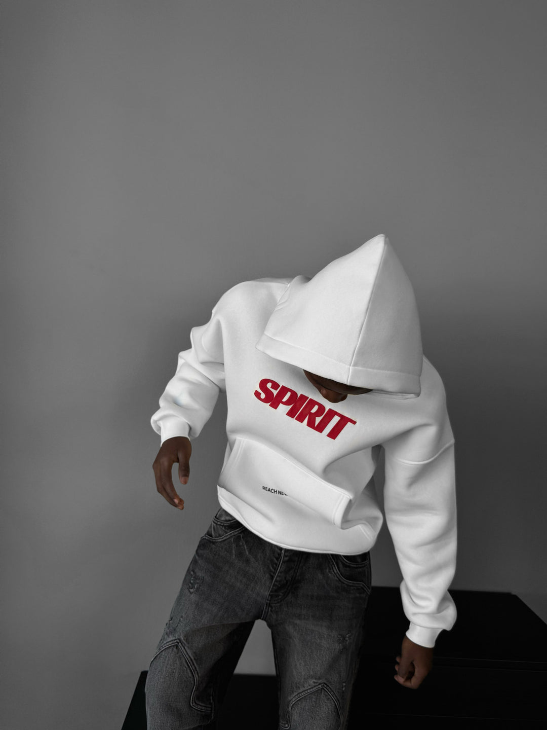 Oversize Spirit Hoodie - White