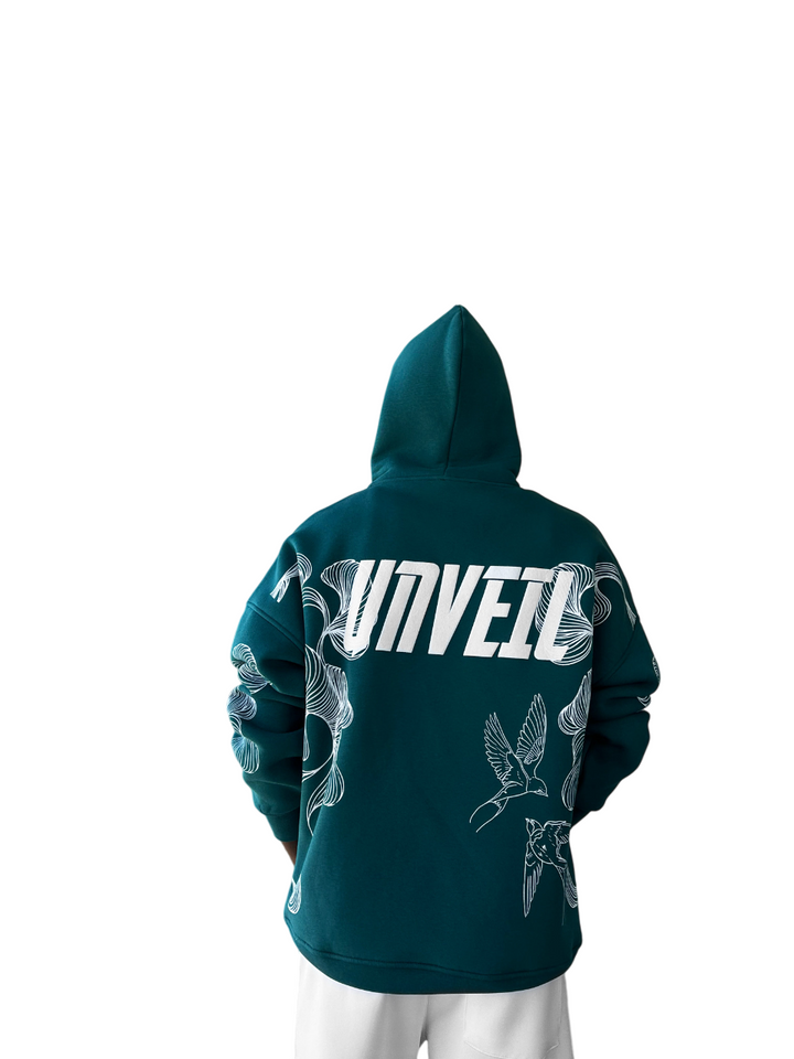 Oversize Unveil Hoodie - Sea Moss