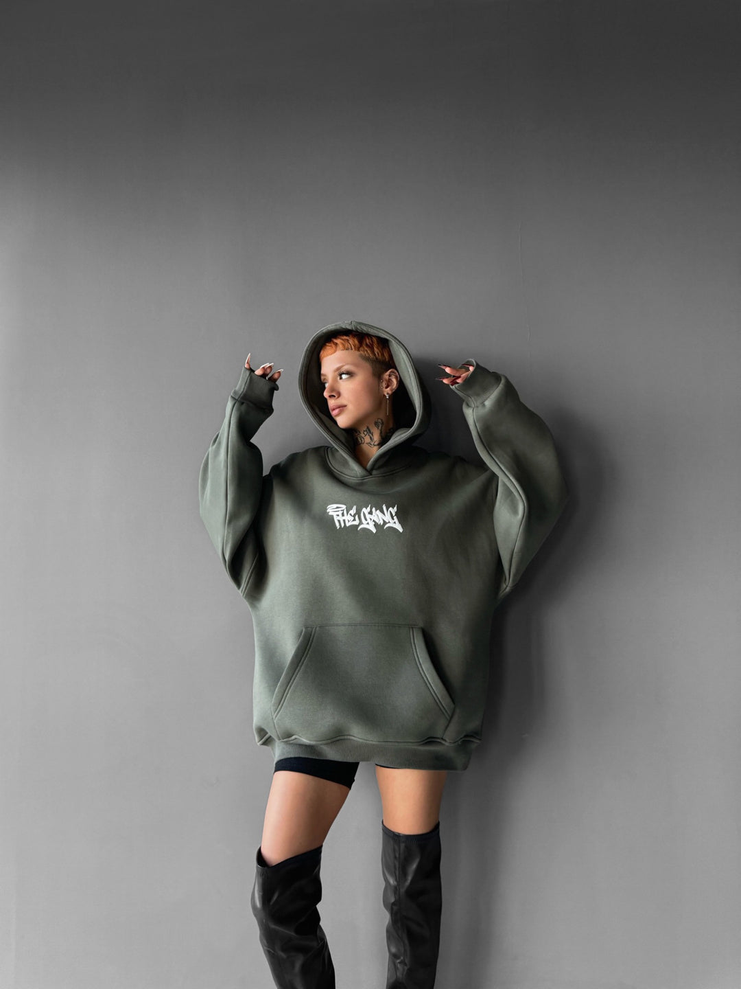 Oversize 'The Gang' Hoodie - Terrarium