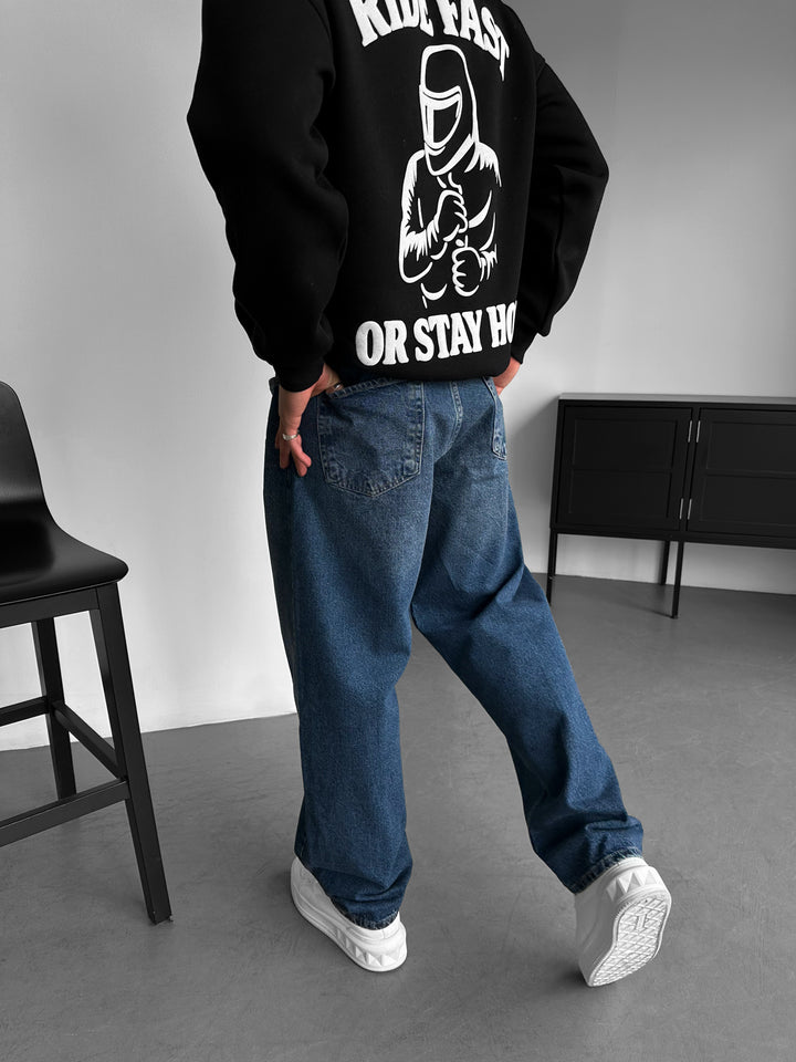 Front Line Baggy Jeans - Blue