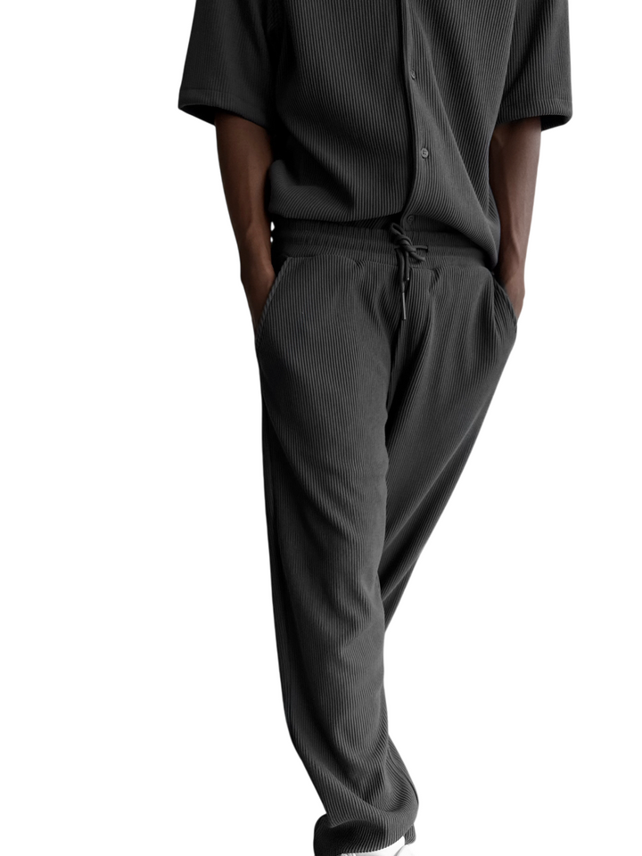 Loose Fit Cord Pant - Anthracite