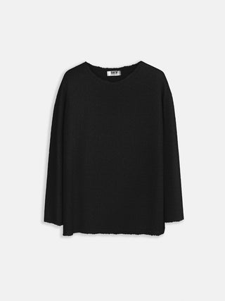 Regular Fit Knit Sweater - Black