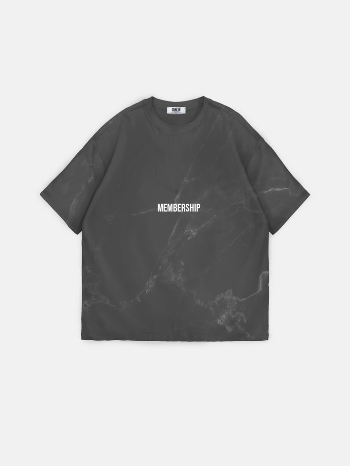 Oversize Membership T-shirt - Anthracite