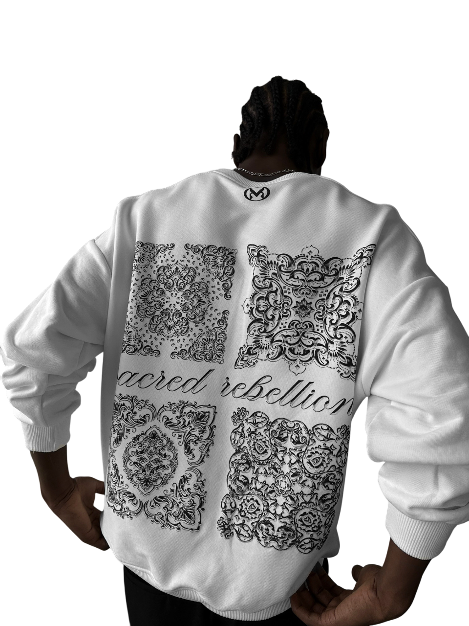 Oversize Sacred Rebellion Sweater - Ecru