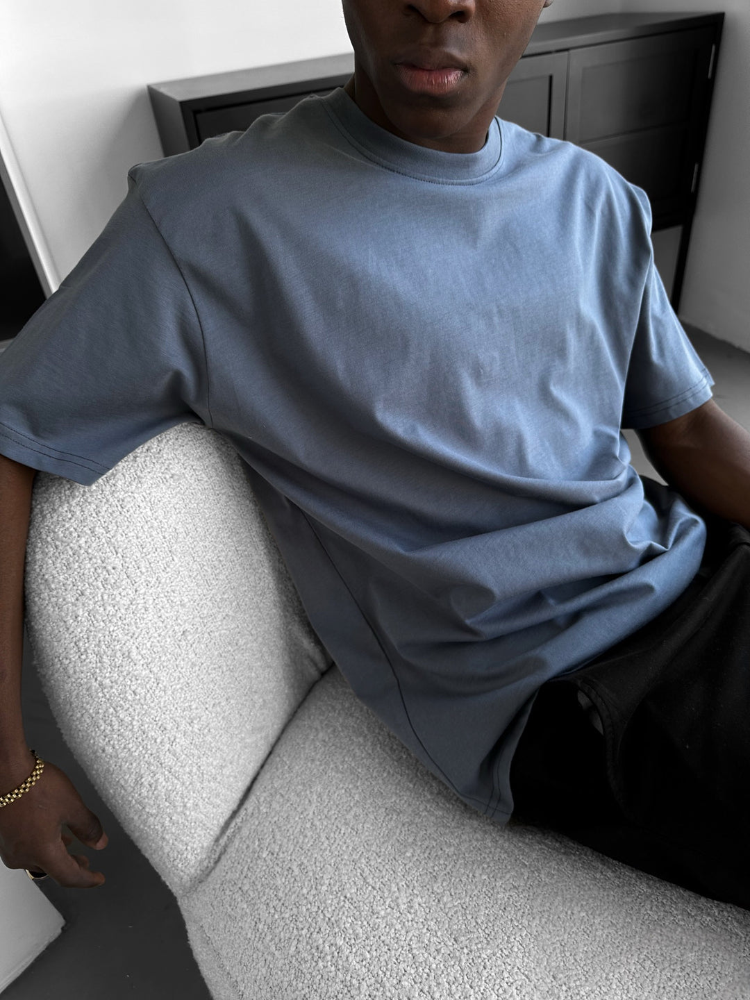 Oversize Basic T-Shirt - Stormy Weather
