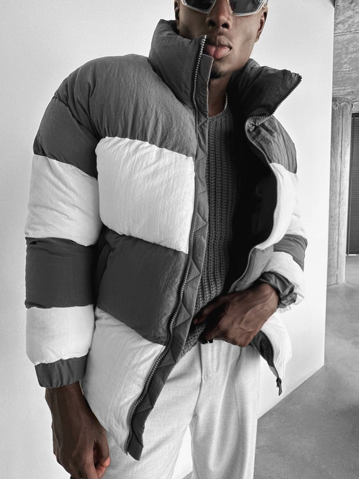 Oversize Puffer Jacket - Anthracite