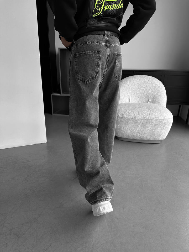 Relax Baggy Jeans - Anthracite