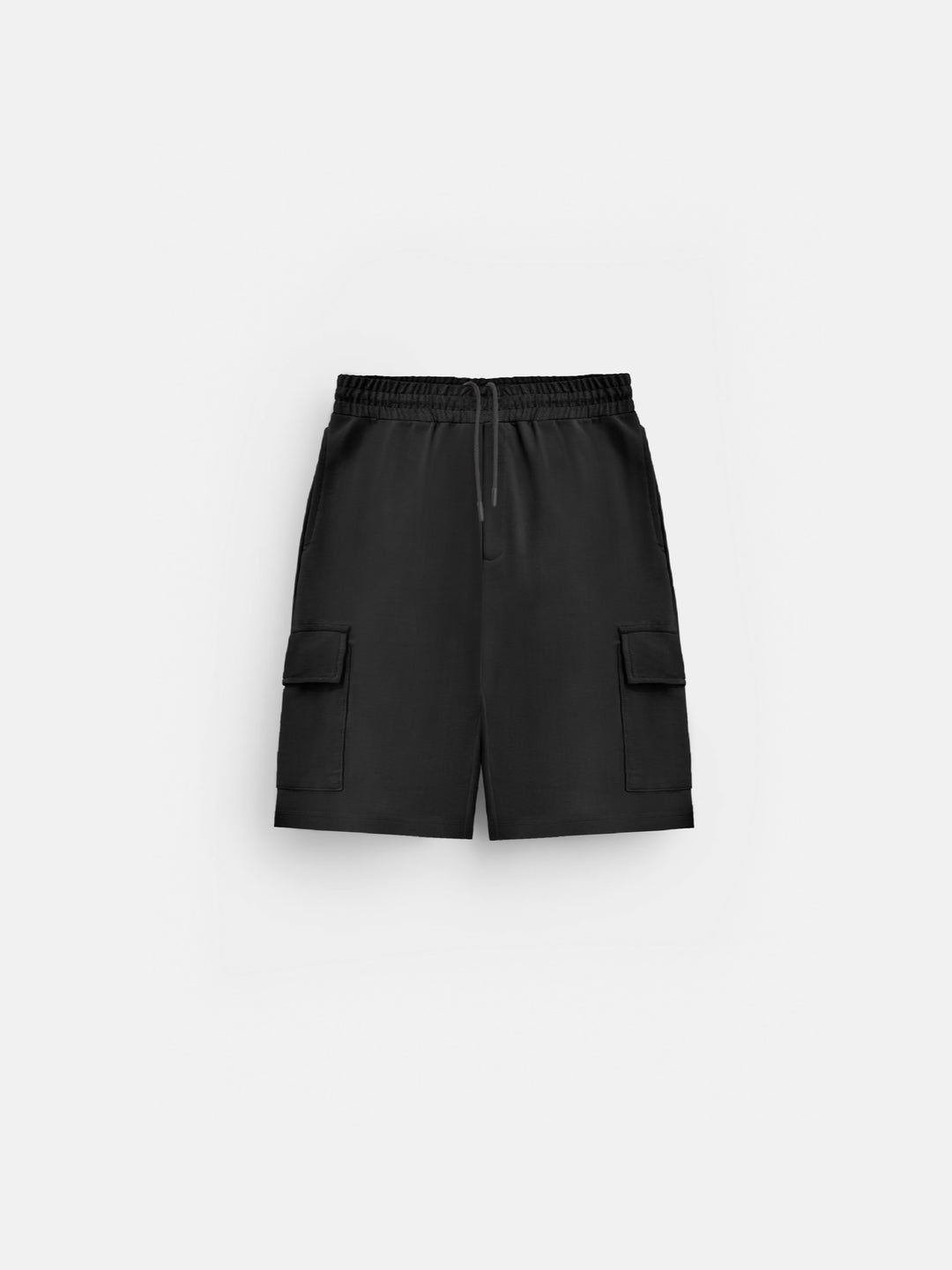 Loose Fit Pocket Shorts - Black