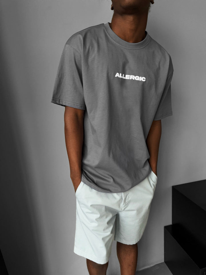 Oversize Allergic T-Shirt - Anthracite