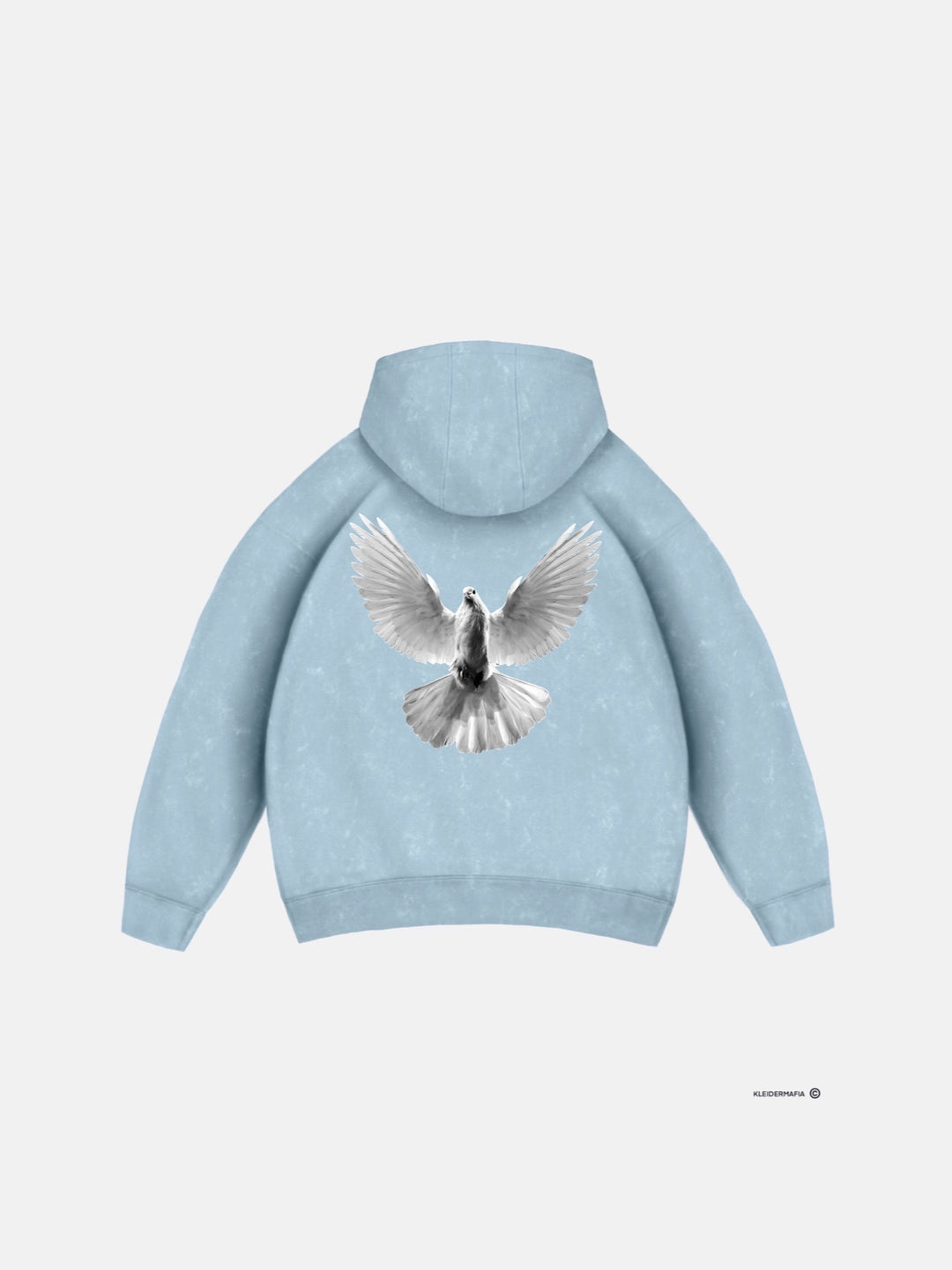 Oversize Pigeon Hoodie - Babyblue