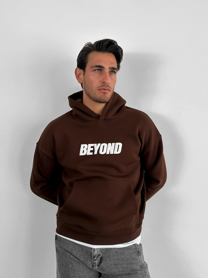 Oversize Beyond Hoodie - Brown