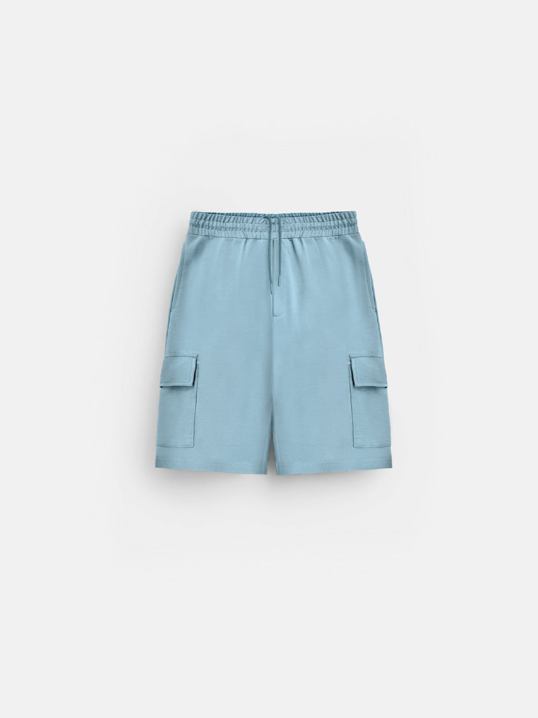 Loose Fit Pocket Shorts - Ice Blue