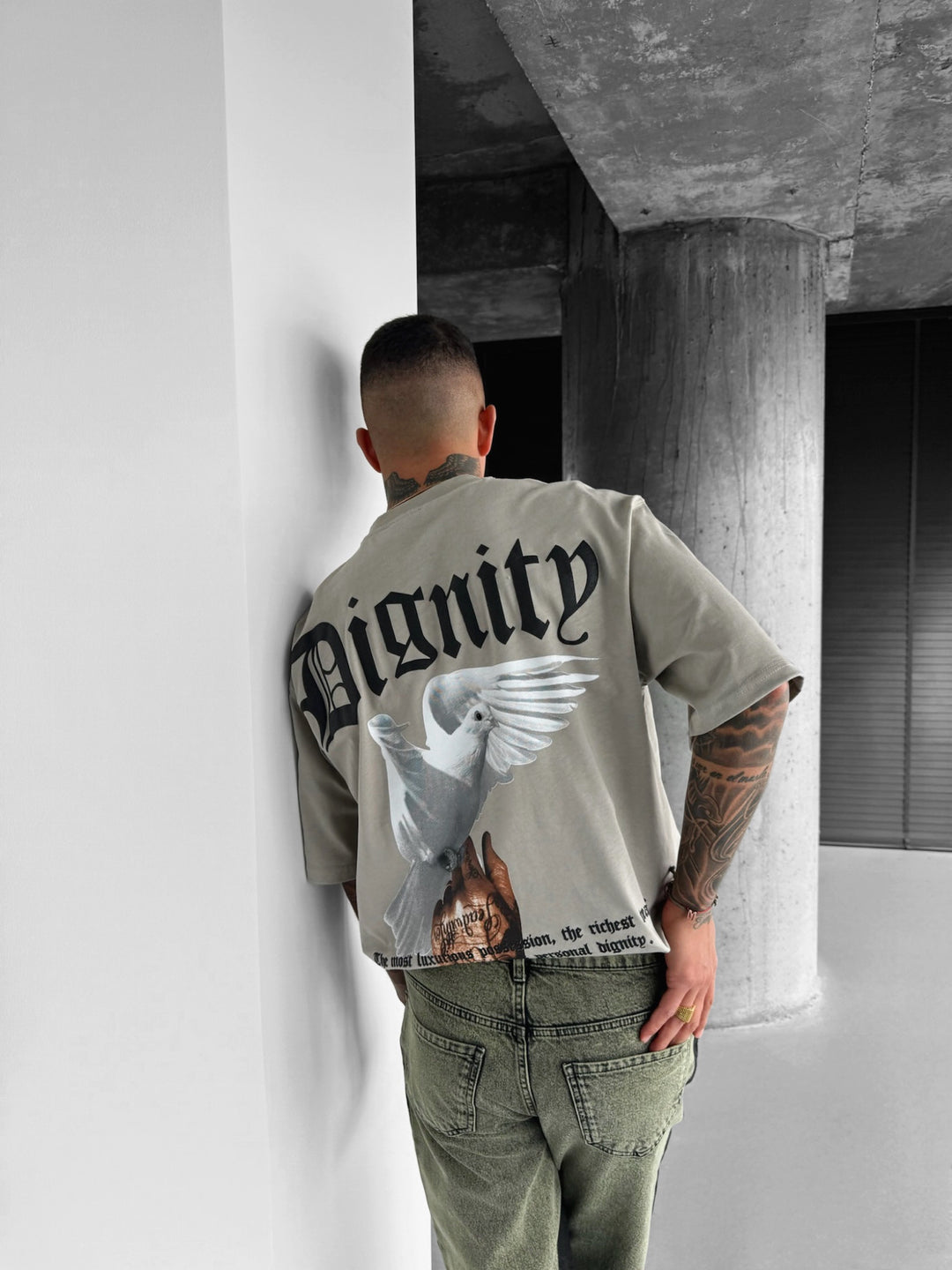 Oversize Dignity T-shirt - Stone