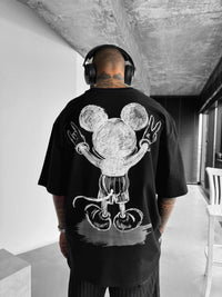 Oversize Mouse T-shirt - Black and White