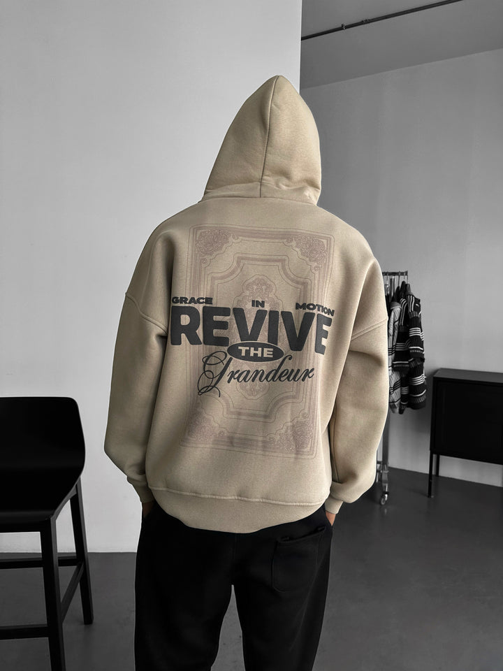 Oversize Revive Hoodie - Simply Taupe