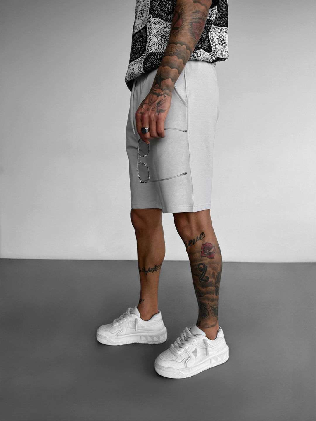 Loose Fit Shorts - Grey