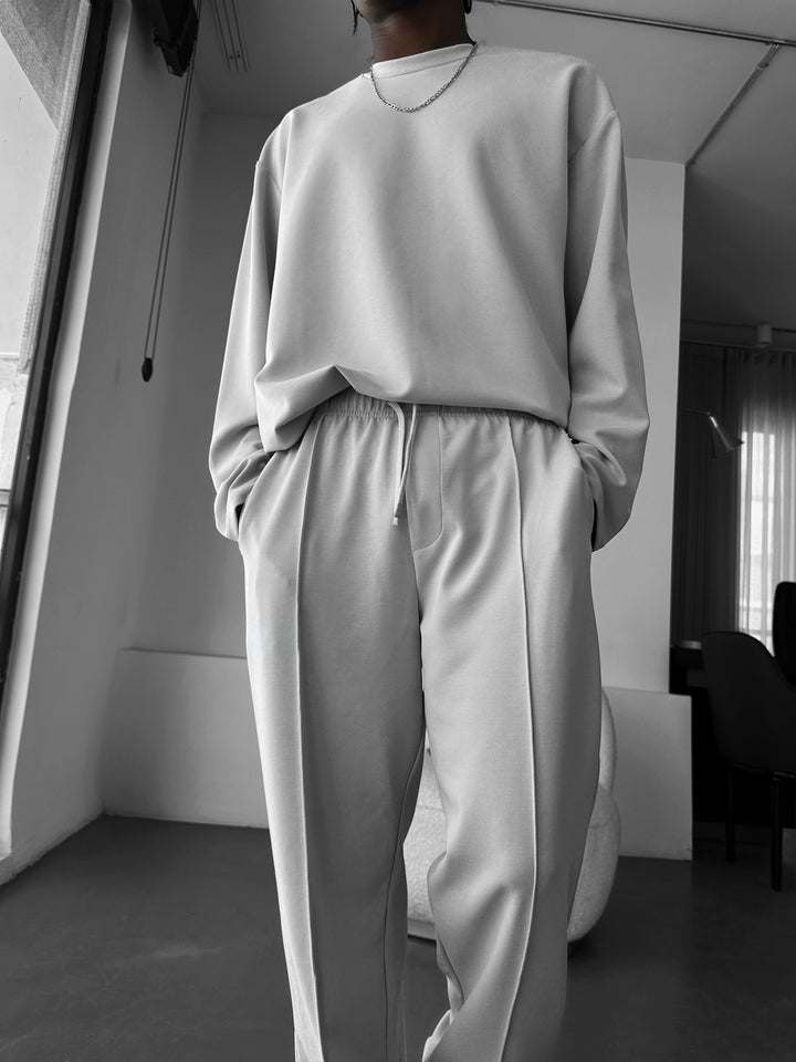Oversize Modal Sweatshirt - Grey