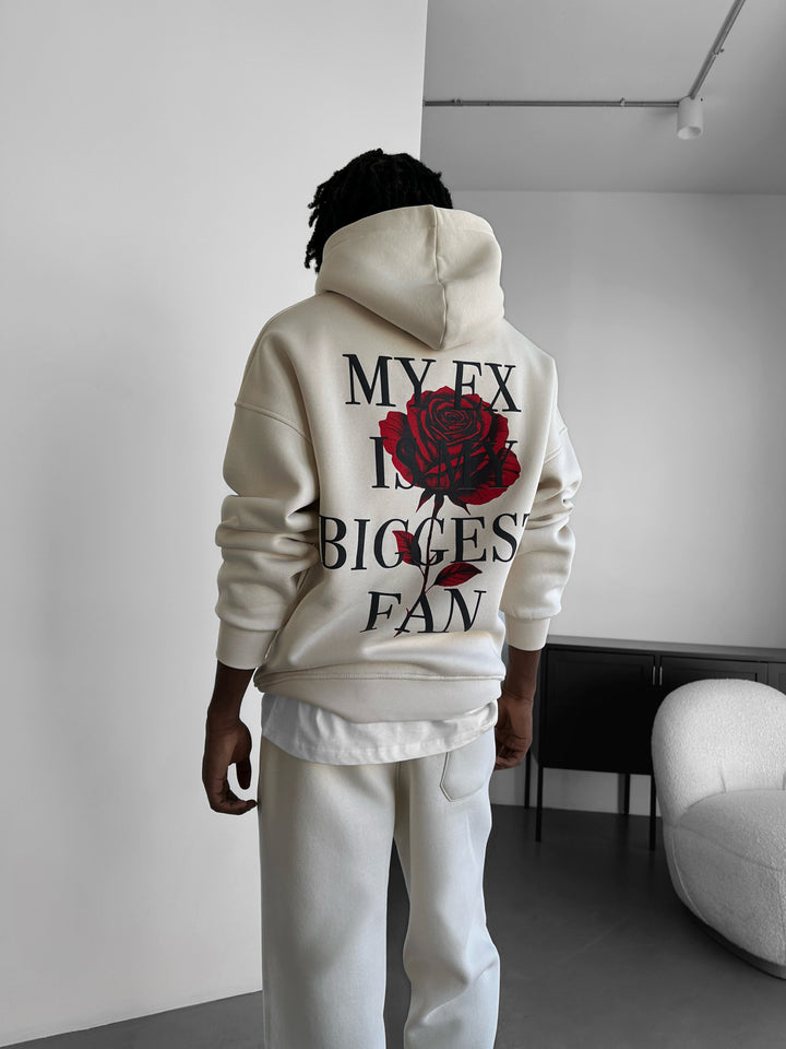 Oversize “EX” Hoodie - Beige