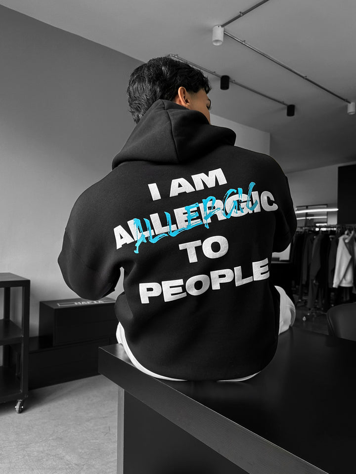 Oversize Allergic Hoodie - Black
