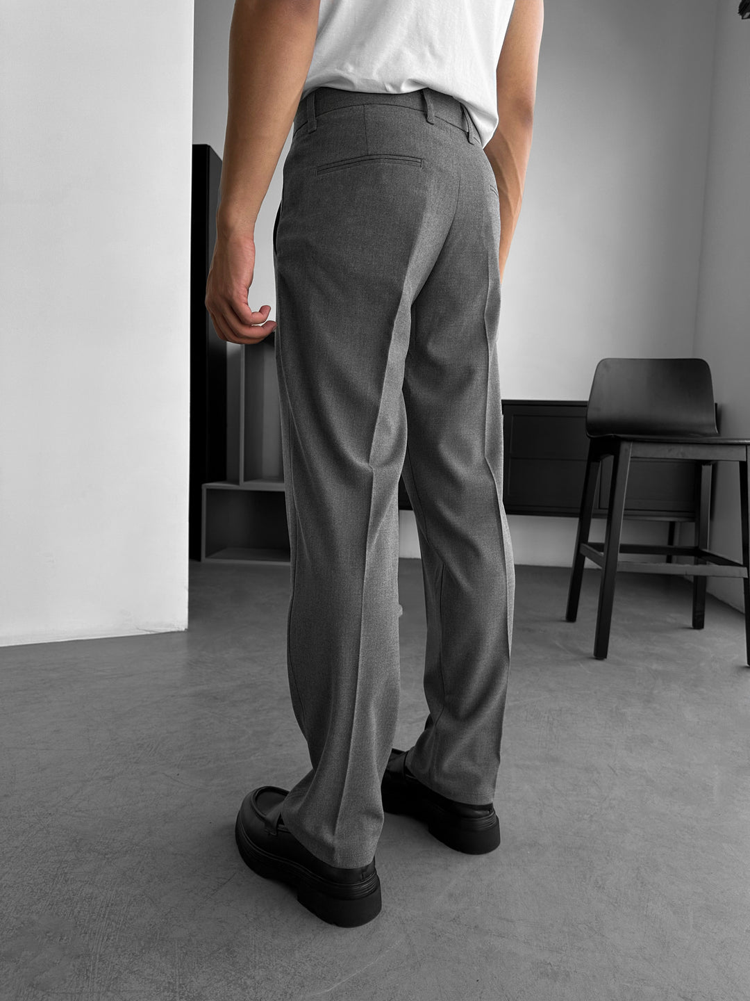 Relaxed Fit Trousers - Anthracite