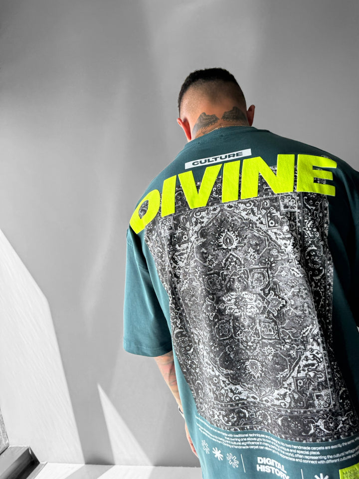 Oversize Divine T-Shirt - Petrol