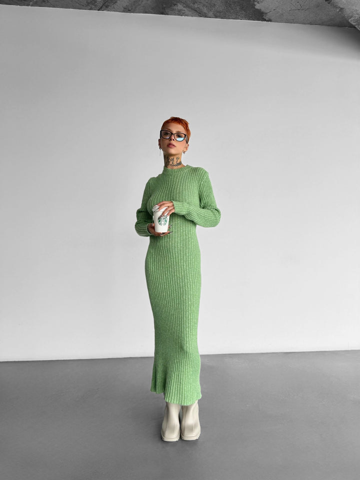 Maxi Knit Dress - Green