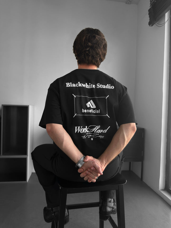 Oversize Beneficial T-shirt - Black