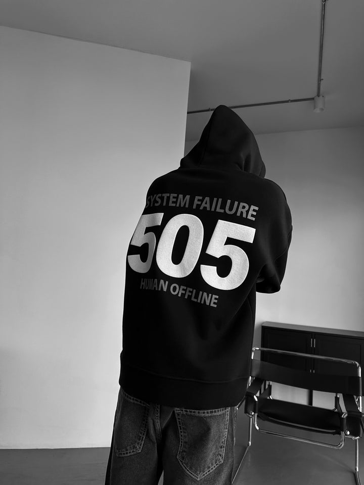 Oversize 505 Hoodie - Black