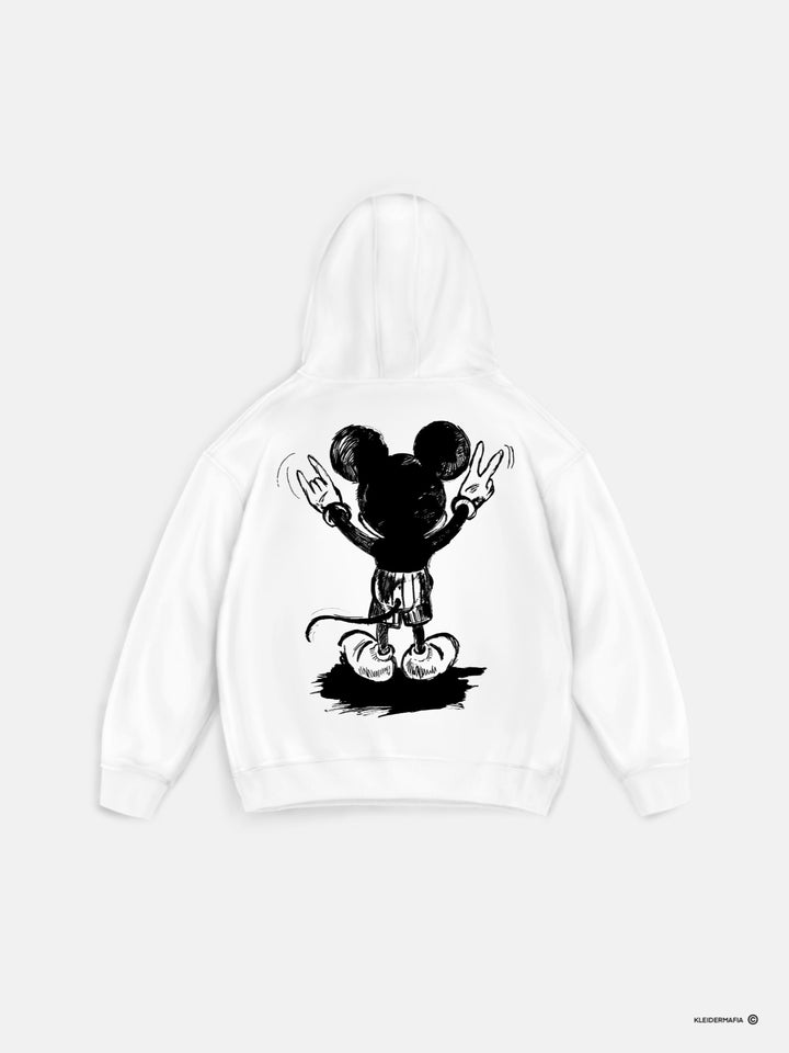 Oversize Mouse Hoodie - White