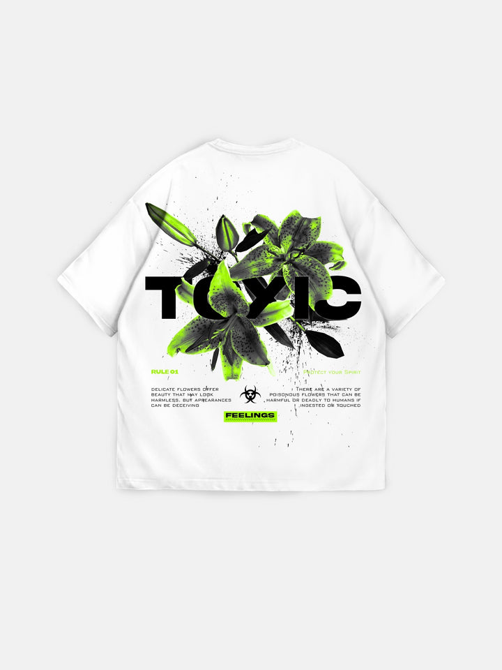Oversize Toxic T-shirt - White