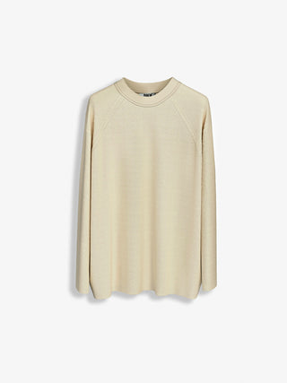Slim Fit Knit Sweater - Beige