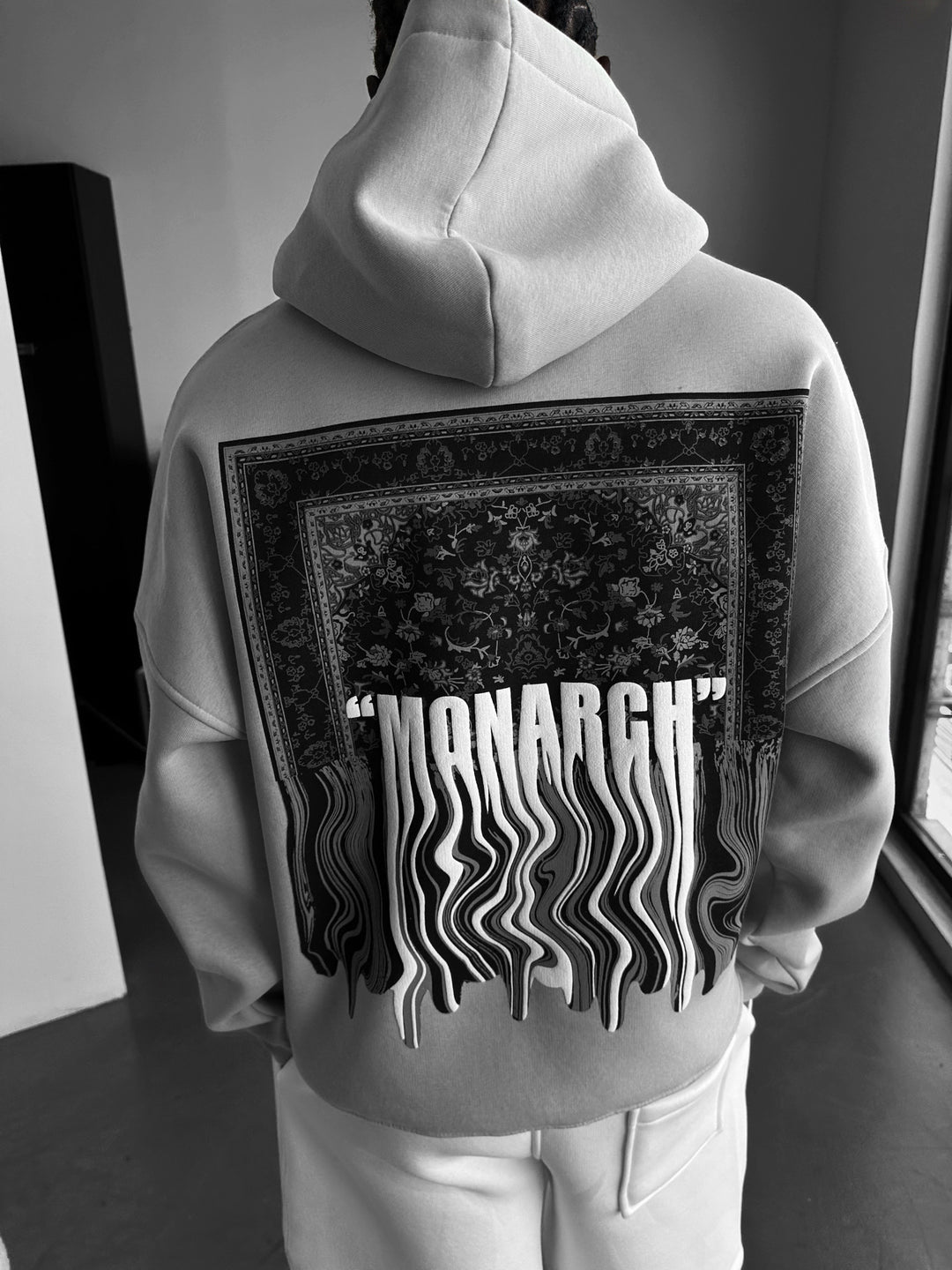 Oversize Monarch Hoodie - Grey
