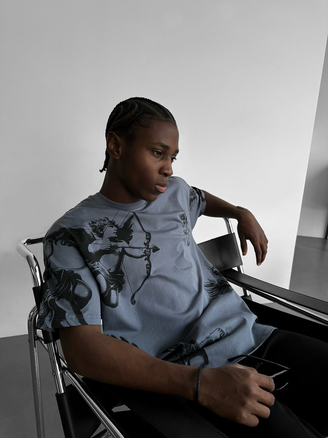 Oversize Guardian Angels T-Shirt - Stormy Weather