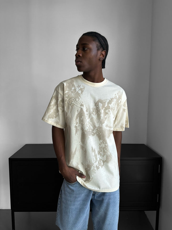 Oversize 'don’t waist it' T-Shirt - Antique White