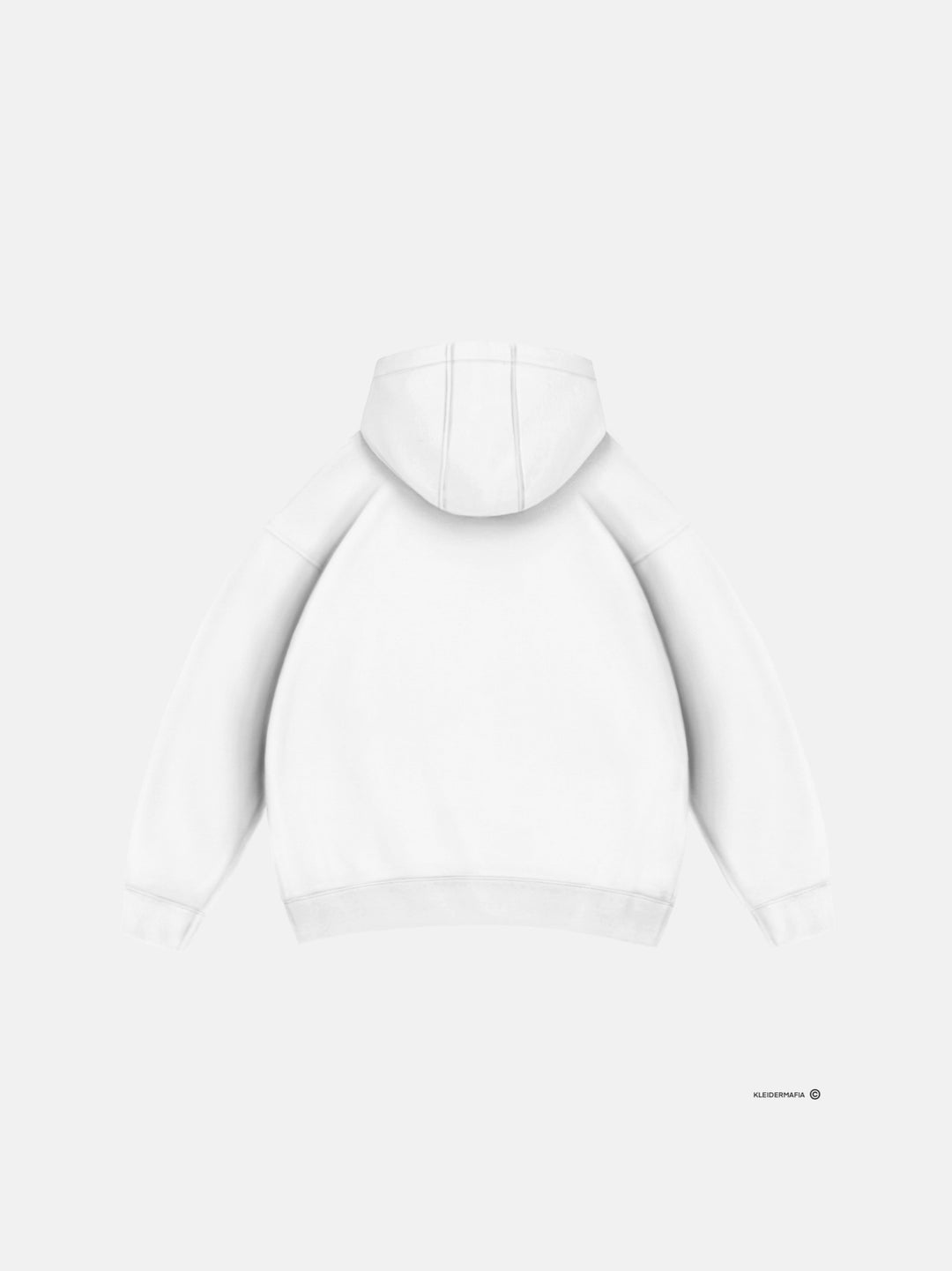 Oversize Basic Hoodie - White