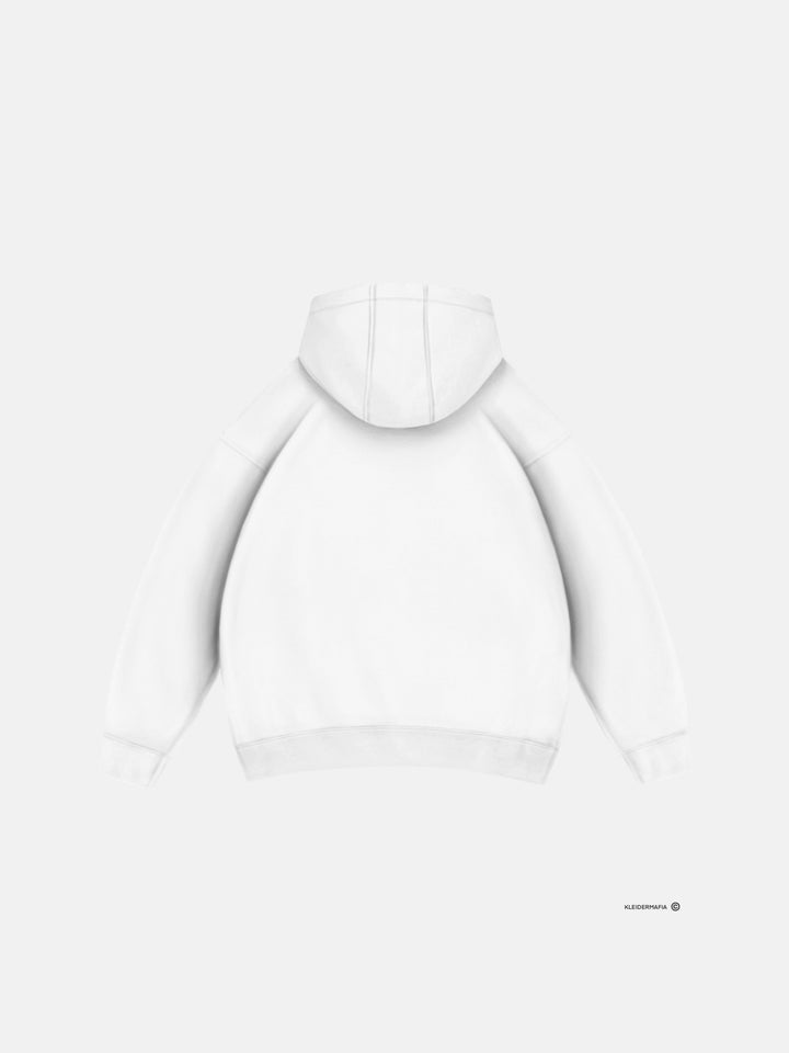 Oversize Basic Hoodie - White