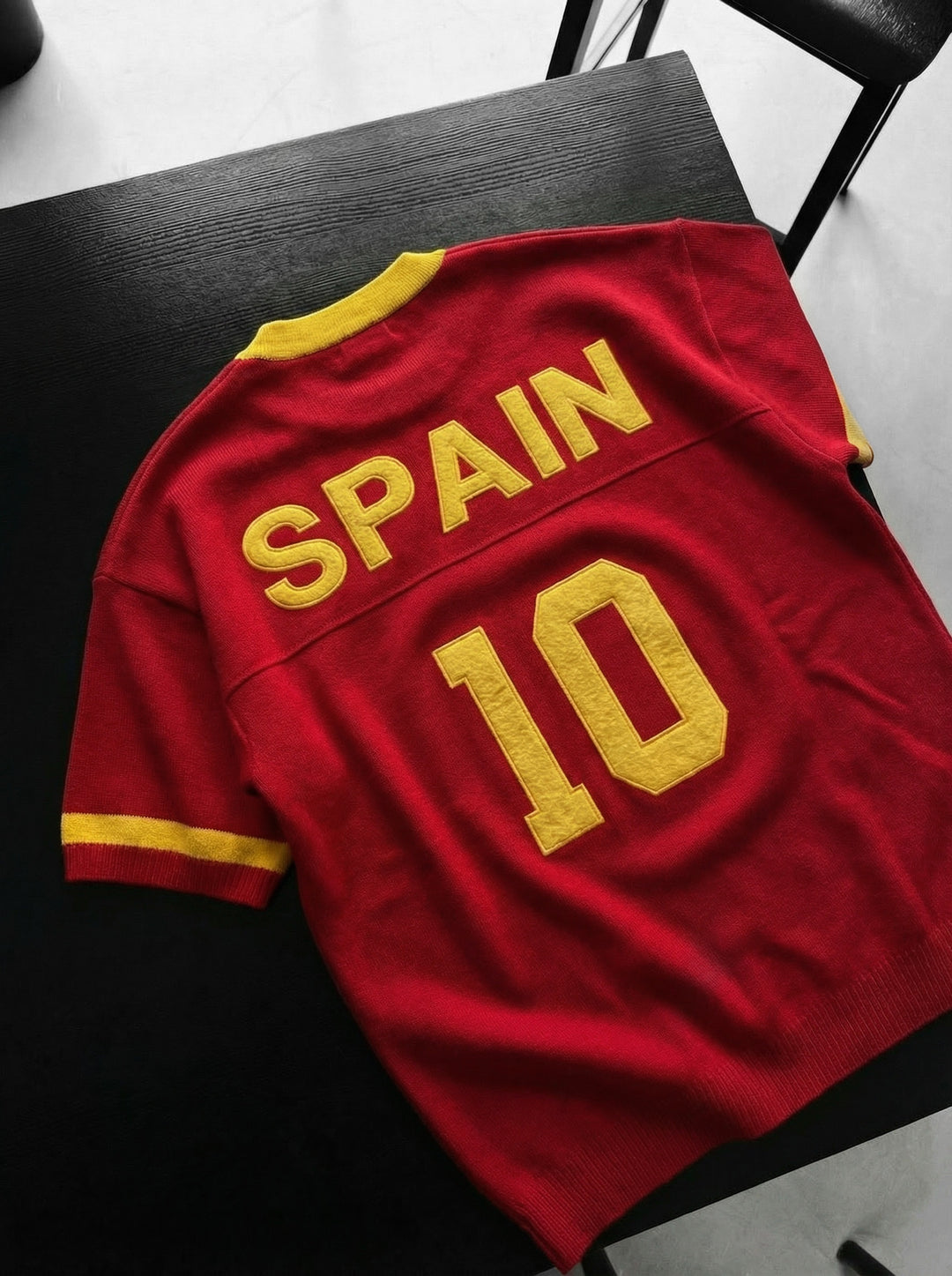 Oversize Spain Knit T-shirt - Red
