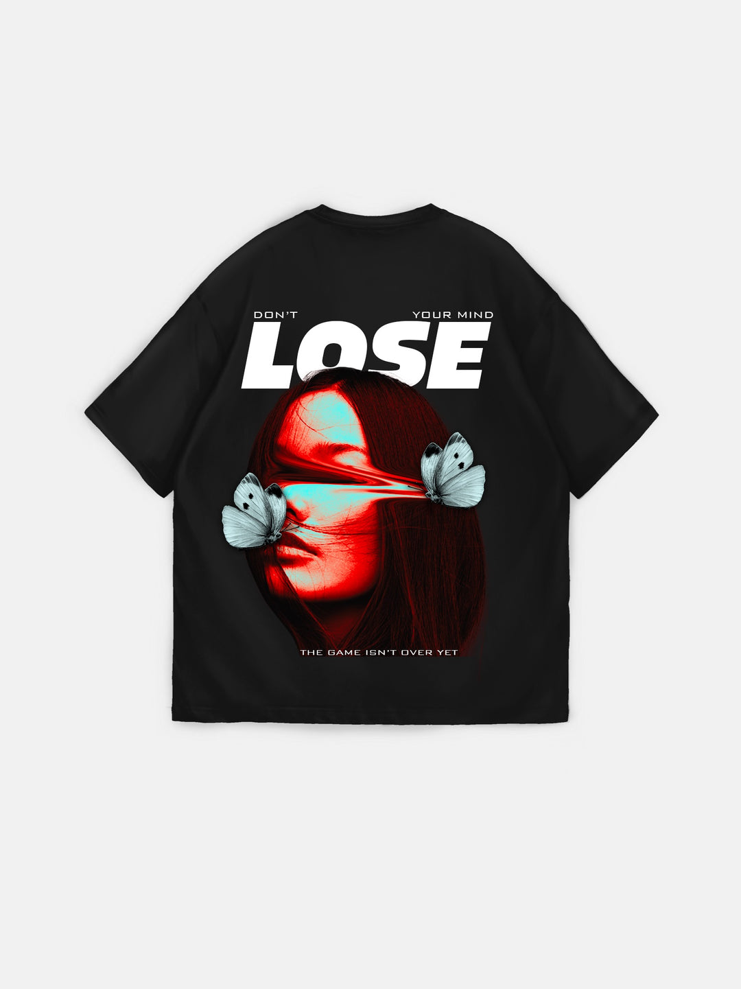 Oversize Lose T-shirt - Black