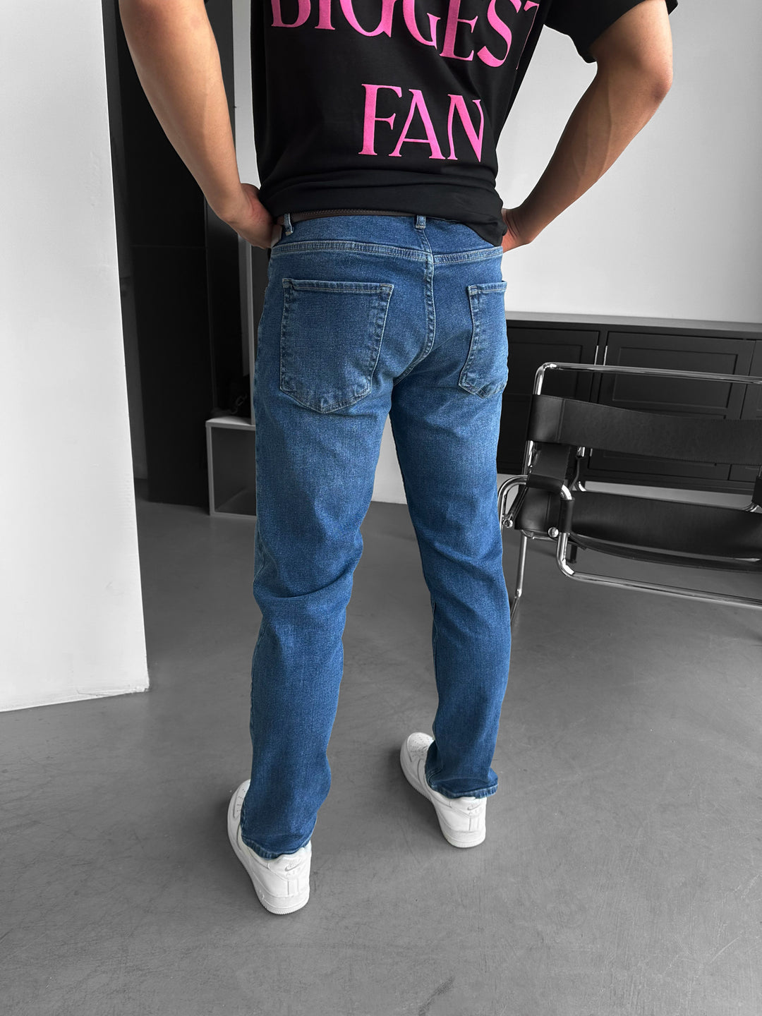 Baggy Fit Jeans - Dark Blue