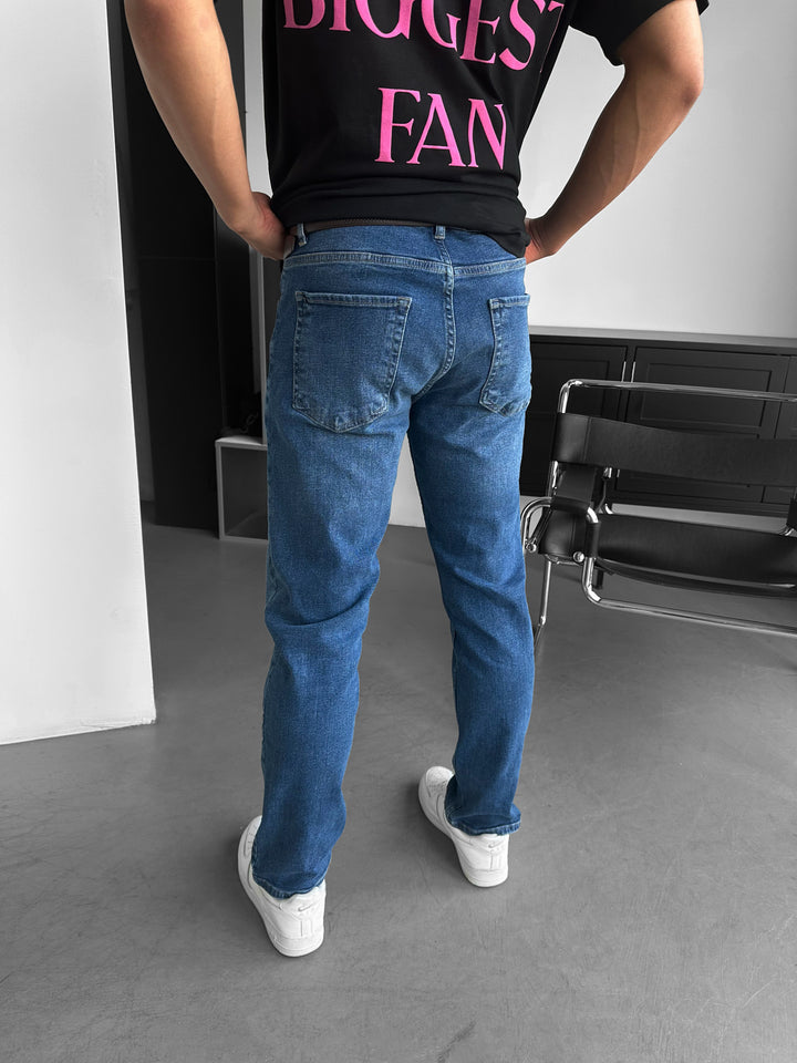 Baggy Fit Jeans - Dark Blue