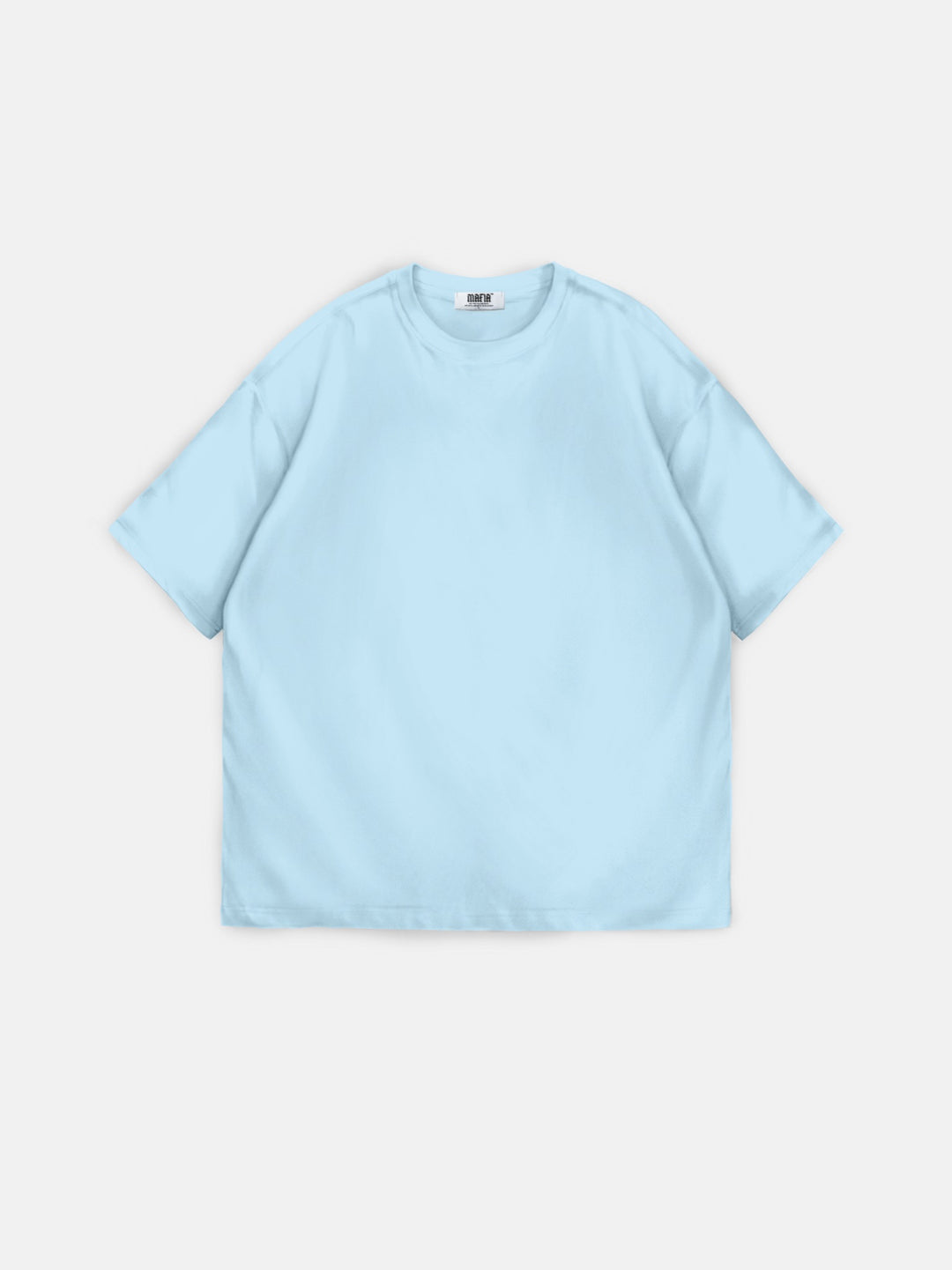 Oversize Basic T-Shirt - Ice Blue